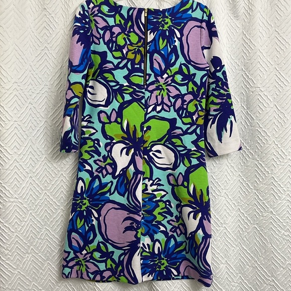 Lilly Pulitzer Charlene Dress Spectrum Blue Lilac Catwalk Dress Size Medium - Picture 2 of 6
